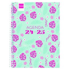 AGENDA ESCOLAR 2024-2025 4º 155X212 SEMANA VISTA HORIZONTAL COOL SELVA FINOCAM 645040725 (Espera 4 dias)