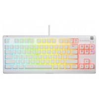 TECLADO STEELSERIES APEX 3 TKL (USA) BLANCO (64819) (Espera 4 dias)
