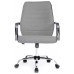 EQUIP SILLA DE OFICINA RESPALDO MEDIO COLOR GRIS DISEÑO ERGONOMICO