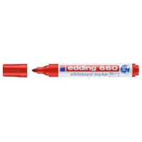 MARCADOR PIZARRA BLANCA 660 1,5-3MM ROJO EDDING 660-02 (MIN10) (Espera 4 dias)