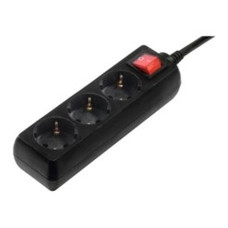 REGLETA ALIMENTACION HAMA CON 3 TOMAS INTERRUPTOR 1,4M REGLETA ALIMENTACION HAMA CON 3 TOMAS INTERRUPTOR 1,4M