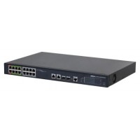 (DH-LR2218-16ET-240-V2) DAHUA SWITCH L2 EPOE GESTIONABLE 16 PUERTOS 10/100 (8 EPOE/EOC + 8 POE) + 2 UPLINK COMBO GIGABIT/SFP (Espera 4 dias)