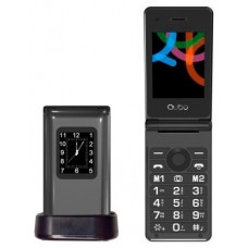 Telefono Qubo X-28BKC Negro - 2,8"+1,77" -