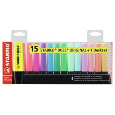 FLUORESCENTE STABILO BOSS 15U 1D