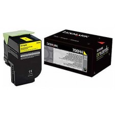 LEXMARK 700H4 Toner Amarillo Alto Rendimiento