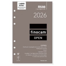 RECAMBIO ANUAL 2026 R598 OPEN500 117X181MM DIA PAGINA FINOCAM 711670026 (Espera 4 dias) RECAMBIO ANUAL 2026 R598 OPEN500 117X181MM DIA PAGINA FINOCAM 711670026 (Espera 4 dias)
