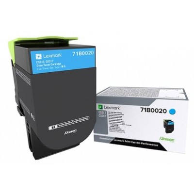 Lexmark CS/CX 317 Cartucho de toner cian