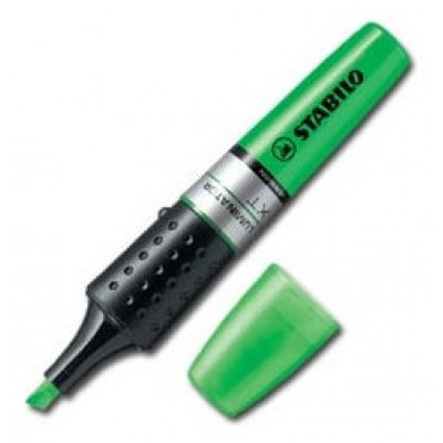 MARCADOR FLUORESCENTE LUMINATOR TRAZO 2/5MM. VERDE STABILO 71/33 (MIN5) (Espera 4 dias)