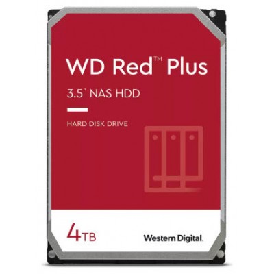 QNAP WD, HDD, RED PLUS, SATA III, 3.5-INCH, 4TB, WD40EFPX (Espera 4 dias)