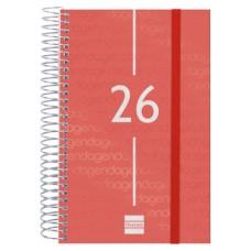 AGENDA 2026 BASIC YEAR E5 117X181MM DIA PAGINA ROJO FINOCAM 741093026 (Espera 4 dias) AGENDA 2026 BASIC YEAR E5 117X181MM DIA PAGINA ROJO FINOCAM 741093026 (Espera 4 dias)