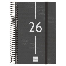 AGENDA 2026 BASIC YEAR E5 117X181MM DIA PAGINA NEGRO FINOCAM 741096026 (Espera 4 dias) AGENDA 2026 BASIC YEAR E5 117X181MM DIA PAGINA NEGRO FINOCAM 741096026 (Espera 4 dias)