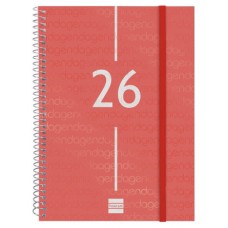 AGENDA 2026 BASIC YEAR E10 155X212MM SEMANA VISTA HORIZONTAL ROJO FINOCAM 741453026 (Espera 4 dias) AGENDA 2026 BASIC YEAR E10 155X212MM SEMANA VISTA HORIZONTAL ROJO FINOCAM 741453026 (Espera 4 dias)