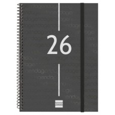 AGENDA 2026 BASIC YEAR E10 155X212MM SEMANA VISTA HORIZONTAL NEGRO FINOCAM 741456026 (Espera 4 dias) AGENDA 2026 BASIC YEAR E10 155X212MM SEMANA VISTA HORIZONTAL NEGRO FINOCAM 741456026 (Espera 4 dias)