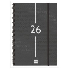 AGENDA 2026 BASIC YEAR E40 210X297MM SEMANA VISTA HORIZONTAL NEGRO FINOCAM 741466026 (Espera 4 dias) AGENDA 2026 BASIC YEAR E40 210X297MM SEMANA VISTA HORIZONTAL NEGRO FINOCAM 741466026 (Espera 4 dias)