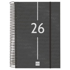 AGENDA 2026 BASIC YEAR E11 165X242MM DIA PAGINA NEGRO FINOCAM 742076026 (Espera 4 dias) AGENDA 2026 BASIC YEAR E11 165X242MM DIA PAGINA NEGRO FINOCAM 742076026 (Espera 4 dias)
