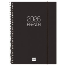 AGENDA 2026 BASIC OPAQUE E10 155X212MM SEMANA VISTA HORIZONTAL NEGRO FINOCAM 742766026 (Espera 4 dias) AGENDA 2026 BASIC OPAQUE E10 155X212MM SEMANA VISTA HORIZONTAL NEGRO FINOCAM 742766026 (Espera 4 dias)