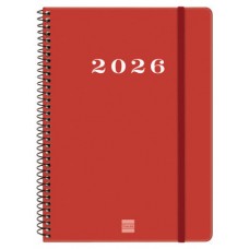 AGENDA 2026 BASIC MY E10 155X212MM SEMANA VISTA HORIZONTAL ROJO FINOCAM 743503026 (Espera 4 dias) AGENDA 2026 BASIC MY E10 155X212MM SEMANA VISTA HORIZONTAL ROJO FINOCAM 743503026 (Espera 4 dias)