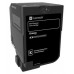 Lexmark CS720, CS725, CX725 Cartucho Corporativo negro (3 000 paginas)