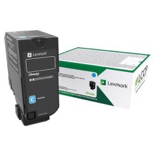 Lexmark CS/CX 727, CS728 Cartucho de toner cian Retornable