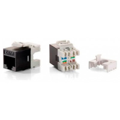 KIT 8 UDS CONECTOR HEMBRA RJ45 FTP CAT6 PANEL KEYSTONE