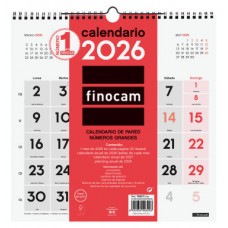 CALENDARIO 2026 NEUTRO PARED NUMEROS GRANDES 300X300MM FINOCAM 780570026 (Espera 4 dias) CALENDARIO 2026 NEUTRO PARED NUMEROS GRANDES 300X300MM FINOCAM 780570026 (Espera 4 dias)