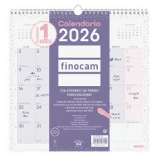 CALENDARIO 2026 PARED TRENDY CHIC ESCRIBIR 300X300MM MORADO FINOCAM 787002726 (Espera 4 dias) CALENDARIO 2026 PARED TRENDY CHIC ESCRIBIR 300X300MM MORADO FINOCAM 787002726 (Espera 4 dias)