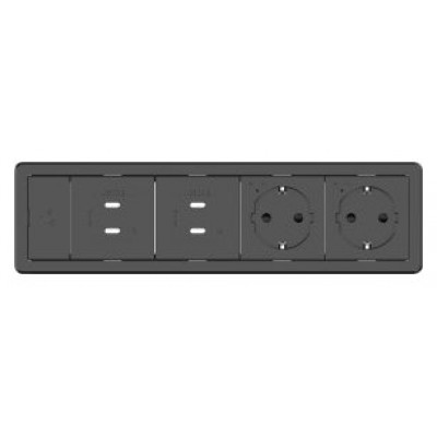 KRAMER CONNECT - ROOM CONNECTIVITY BASELINE, BLACK IN-TABLE (Espera 4 dias)