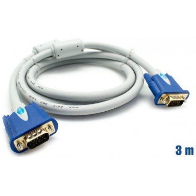 Cable VGA 30AWG M/M 3m BIWOND (Espera 2 dias)