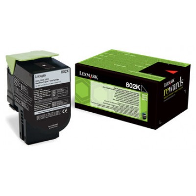 LEXMARK 802K Toner Retornable Negro(1k)