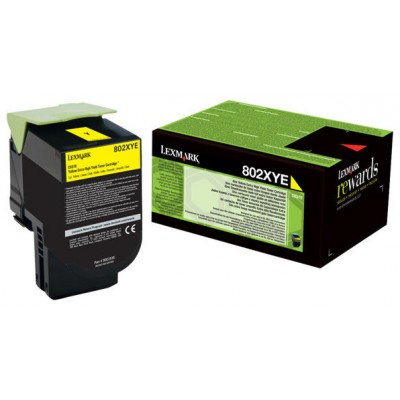 LEXMARK TONER AMARILLO EXTRA ALTO RENDIMIENTO 802XY (4000 PAG) / CORPORATIVO