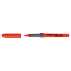 MARCADOR FLUORESCENTE HIGHLIGHTER GRIP TRAZO 1,5-3,3MM. NARANJA BIC 811933 (MIN12) (Espera 4 dias)