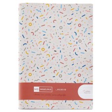 CUADERNO GRAPADO 4º 32HOJAS PAUTA 4MM MR CON EJERCICIOS RUBIO MIQUELRIUS 8142 (Espera 4 dias)