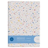 CUADERNO GRAPADO A4 50HOJAS PAUTA 3MM MR CON EJERCICIOS RUBIO MIQUELRIUS 8145. (Espera 4 dias)