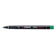 MARCADOR PERMANENTE PUNTA SUPERFINA OHPEN UNIVERSAL 0,4MM VERDE STABILO 841/36 (MIN10) (Espera 4 dias)