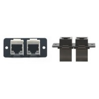 Kramer Electronics W4545(B) placa de pared y cubierta de interruptor Negro (Espera 4 dias)