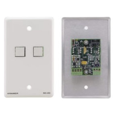 KRAMER CONTROL WALL PLATE &ndash; RS-232 & IR CONTROLLER - RC-2C/EU(W)-86 (85-70842290) (Espera 4 dias)