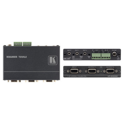 KRAMER DISTRIBUIDOR AMPLIFICADOR GRAFICOS DE VIDEO POR ORDENADOR Y AUDIO ESTEREO 1:2 CON PROCESADO DE SINCRONISMOS KR-ISP®. COMPATIBLE HDTV (VP-200AK) (Espera 4 dias) KRAMER DISTRIBUIDOR AMPLIFICADOR GRAFICOS DE VIDEO POR ORDENADOR Y AUDIO ESTEREO 1:2 CON PROCESADO DE SINCRONISMOS KR-ISP®. COMPATIBLE HDTV (VP-200AK) (Espera 4 dias)