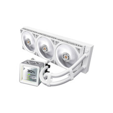 SISTEMA DE REFRIGERACION ASROCK PARA CPU PRO WHITE 360 ARGB,1851/1700/AM5/AM4,3X120MM,ARGB,BLANCO (Espera 4 dias)
