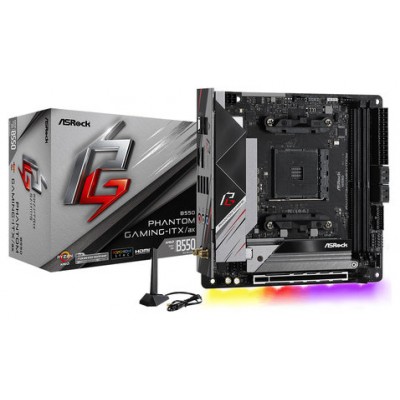 Asrock B550 Phantom Gaming-ITX/a Zócalo AM4 Mini ITX AMD B550 (Espera 4 dias)