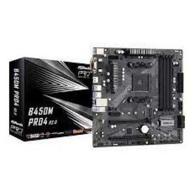 PB AMD SAM4 ASROCK B450M PRO4 R20 4DDR4 PCIE 4SATA3