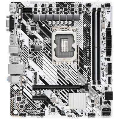 Asrock H610M-HDV/M.2+ D5 Intel H610 LGA 1700 micro ATX (Espera 4 dias)