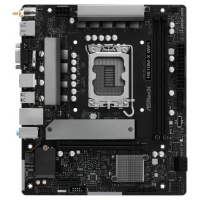 PLACA ASROCK H810M-X WIFI,INTEL,1851,H810,2DDR5,128GB,VGA+HDMI+DP,4SATA6+1M.2,2.5GBLAN+WIFI+BT5.0,5USB3.2,MATX (Espera 4 dias)
