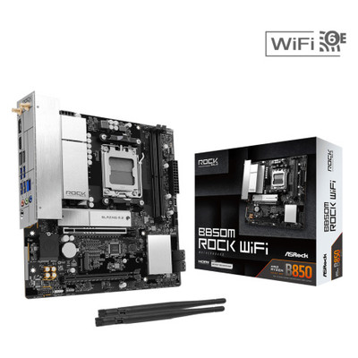 Asrock B850M Rock WiFi AMD B850 Z&oacute;calo AM5 micro ATX (Espera 4 dias)