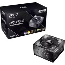 FUENTE ALIMENTACION ASROCK PRO-M750G,PSU,750W,80 PLUS GOLD (Espera 4 dias)