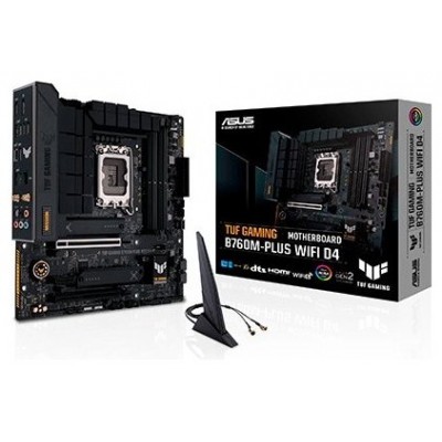 PLACA ASUS TUF GAMING B760M-PLUS WIFI D4,INTEL,1700,B760,4DDR4,WIFI,MATX (Espera 4 dias)