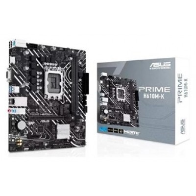 PLACA ASUS PRIME H610M-K INTEL1700 2DDR5 HDMI PCIE4.0 (Espera 4 dias)