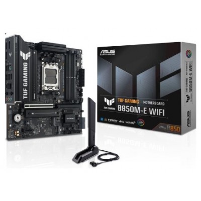 ASUS TUF GAMING B850M-E WIFI AMD B850 Zócalo AM5 micro ATX (Espera 4 dias) ASUS TUF GAMING B850M-E WIFI AMD B850 Zócalo AM5 micro ATX (Espera 4 dias)