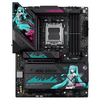 ASUS ROG STRIX X870E-H GAMING WIFI7 HATSUNE MIKU EDITION AMD X870E Zócalo AM5 ATX (Espera 4 dias) ASUS ROG STRIX X870E-H GAMING WIFI7 HATSUNE MIKU EDITION AMD X870E Zócalo AM5 ATX (Espera 4 dias)