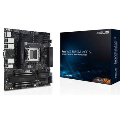 PLACA ASUS PRO WS B850M-ACE SE,AMD,AM5,B850,4DDR5,256GB,VGA+DP+HDMI+USB C,4SATA3+2M.2,1GB10+1GB2.5+1GB1+WIFI6+BT5.3,6USB3.2,MATX (Espera 4 dias) PLACA ASUS PRO WS B850M-ACE SE,AMD,AM5,B850,4DDR5,256GB,VGA+DP+HDMI+USB C,4SATA3+2M.2,1GB10+1GB2.5+1GB1+WIFI6+BT5.3,6USB3.2,MATX (Espera 4 dias)
