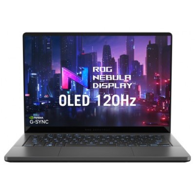 ASUS ROG Zephyrus G14 OLED GA403UV-QS022 - Portátil Gaming de 14" WQXGA+ 120Hz (AMD Ryzen 9 8945HS, 32GB RAM, 1TB SSD, RTX 4060 8GB, Sin Sistema Operativo) Gris Eclipse - Teclado QWERTY español (Espera 4 dias)